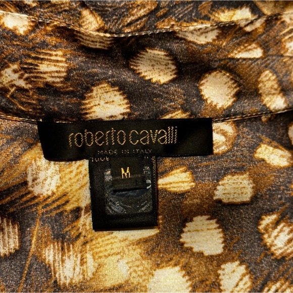 Roberto Cavalli 2004 silk feather ruffle dress - Picture 3 of 5